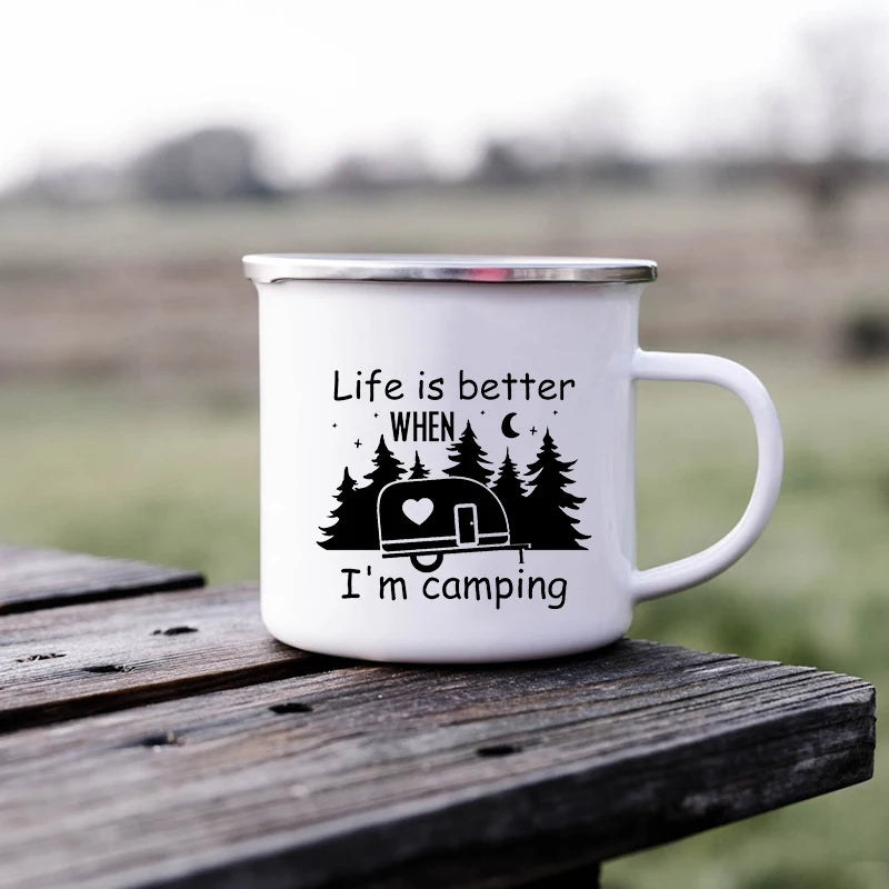 Enamel Camping Mug – 