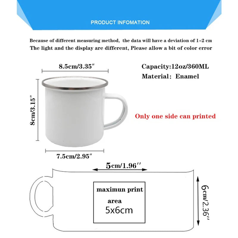Enamel Camping Mug – 