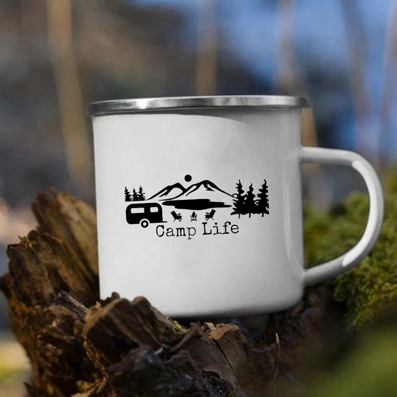 Enamel Camping Mug – 