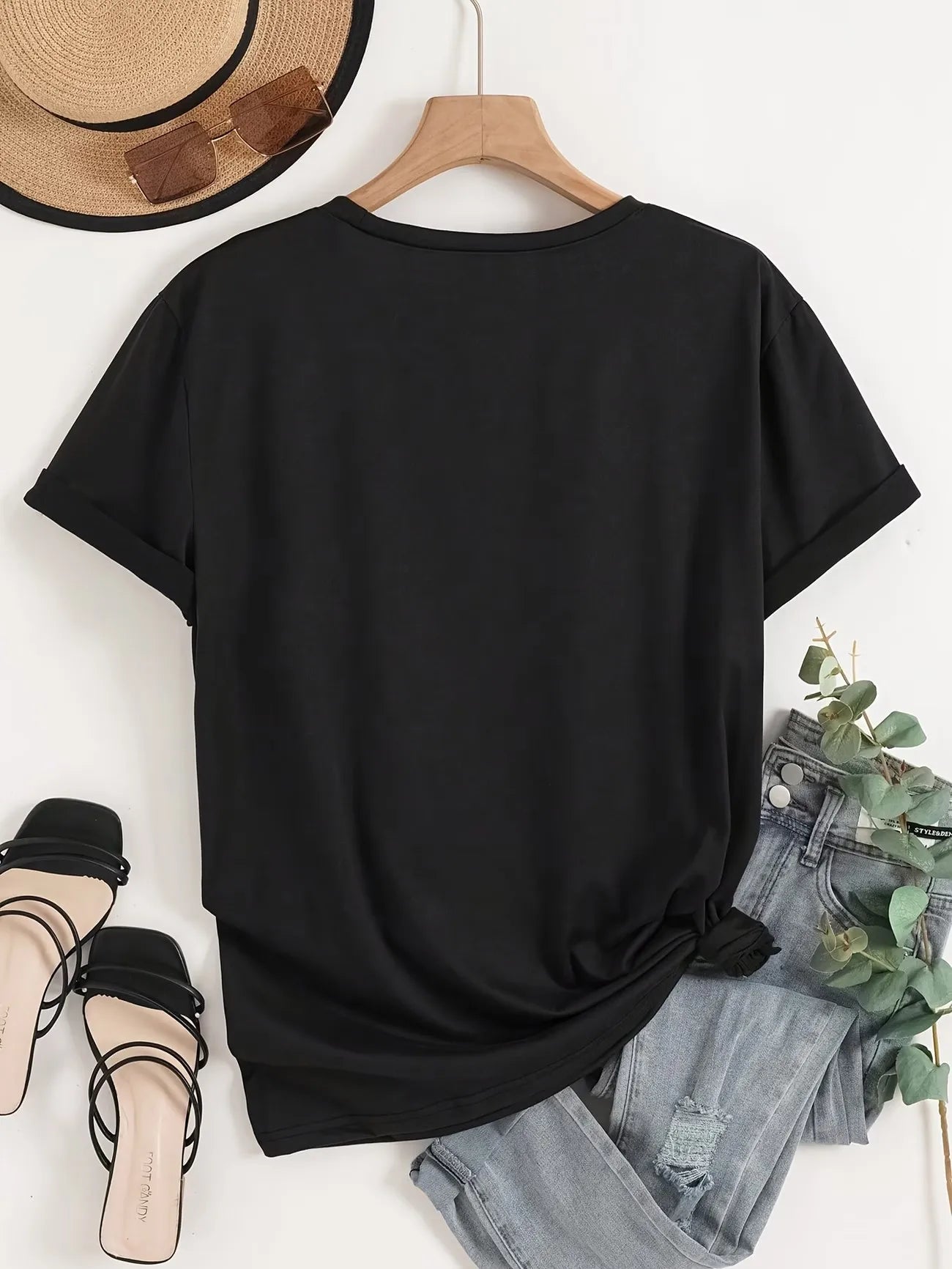 "But First, Coffee" V-Neck Tee – Women's Casual Vintage Style