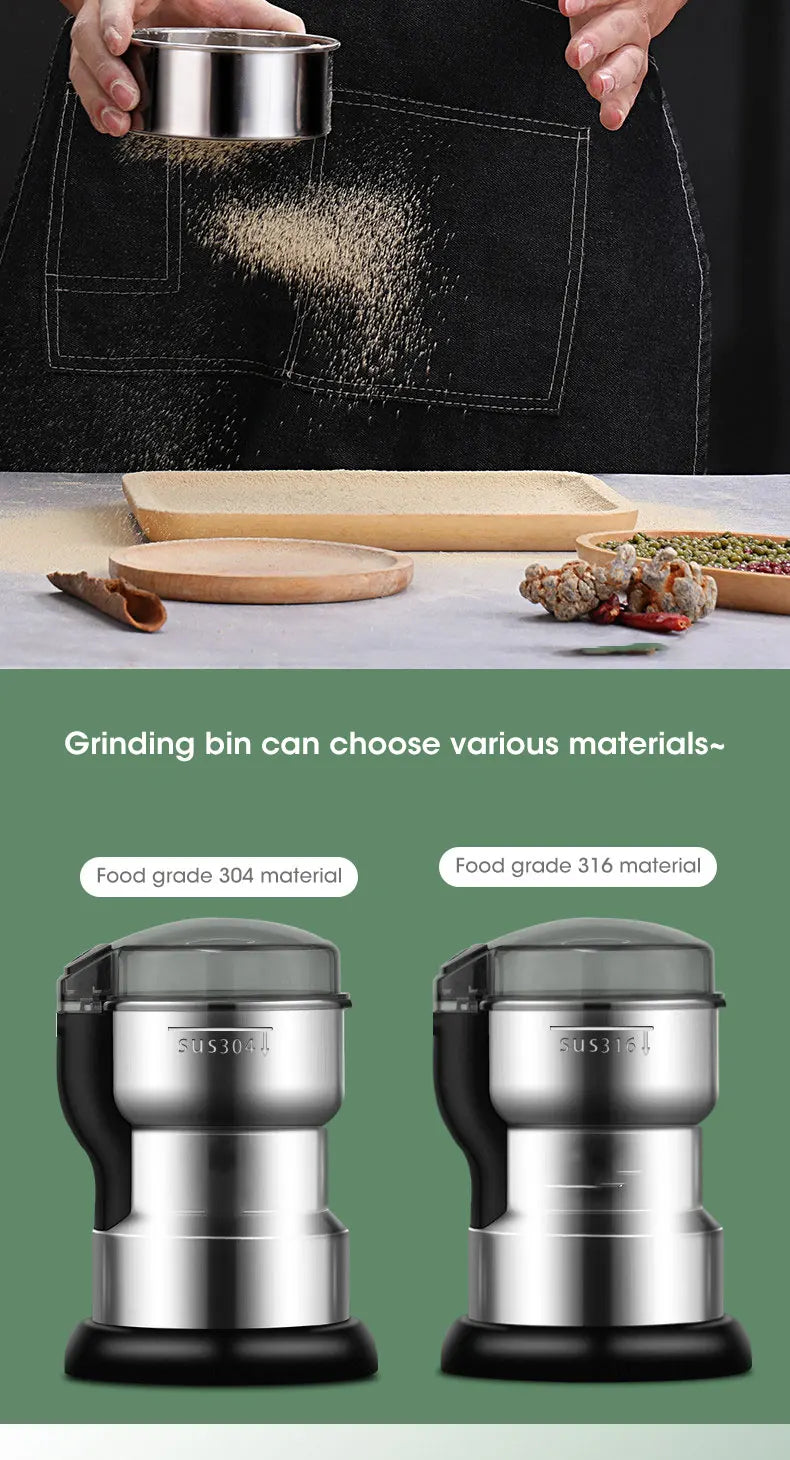 400W Electric Coffee & Spice Grinder